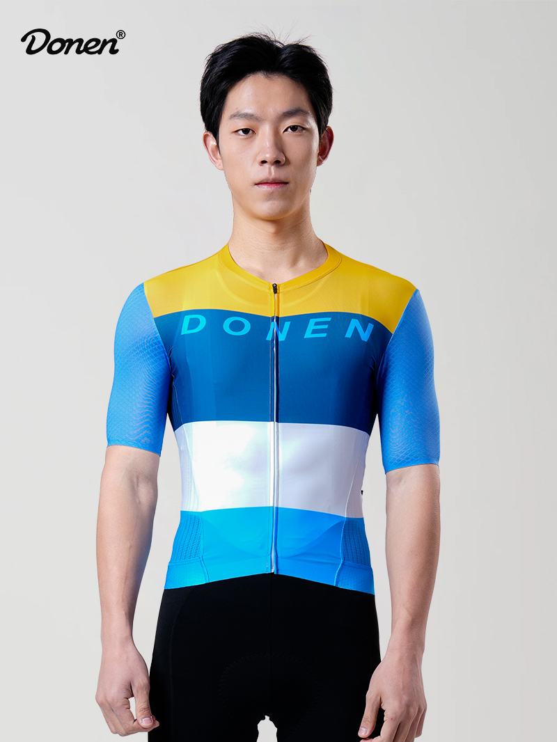 Men's Pro Air SS Jersey  Striped blue