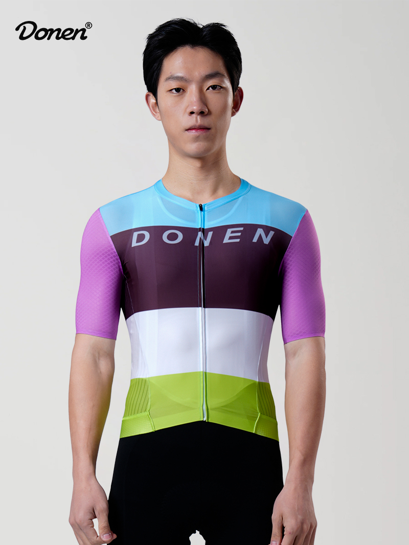 Men's Pro Air SS Jersey  Striped purple