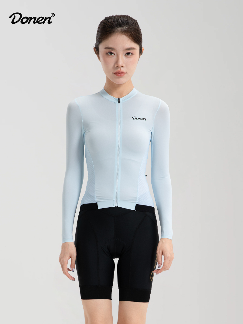 Women's  ChiFeng LS Jersey  light sky blue