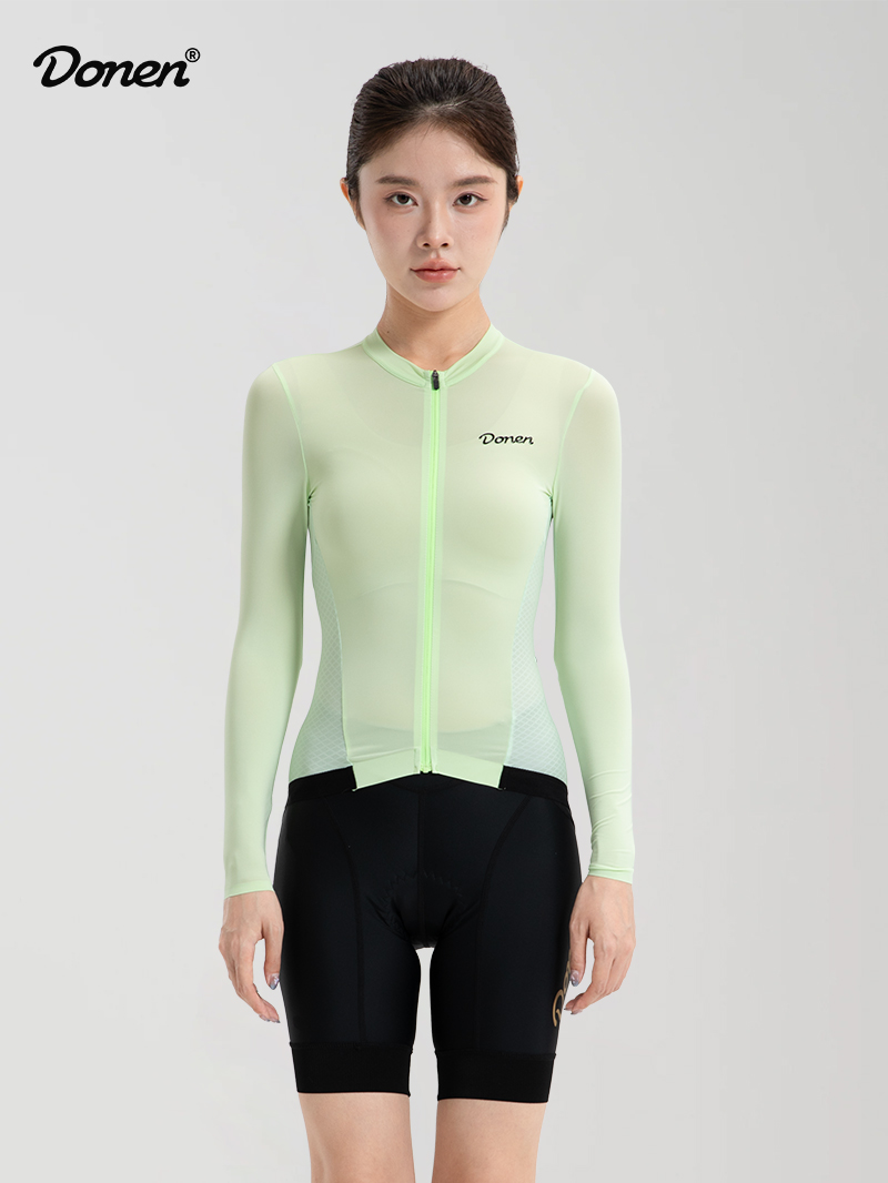 Women's  ChiFeng LS Jersey  candy green