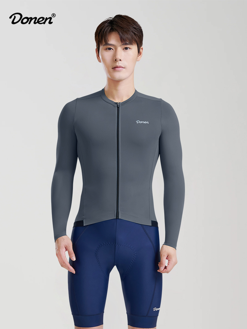 Men's Essential LS Jersey  soot grey