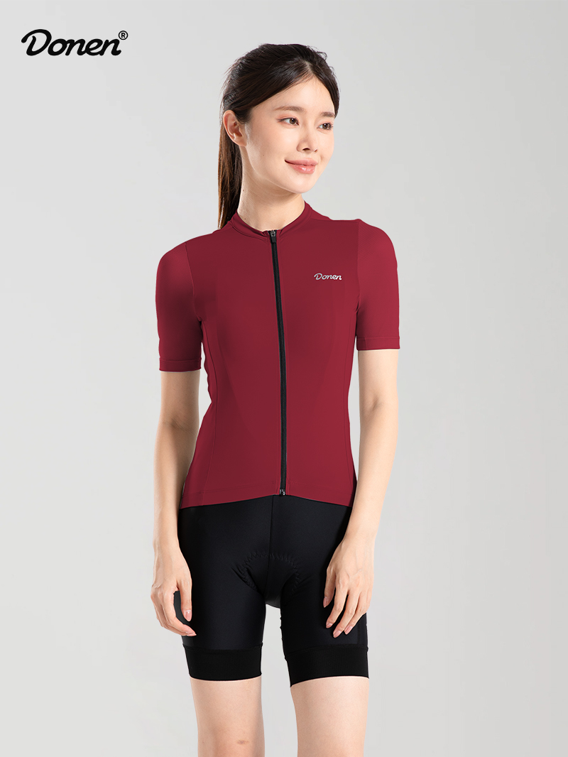 Women's  Coolen SS Jersey  wine red