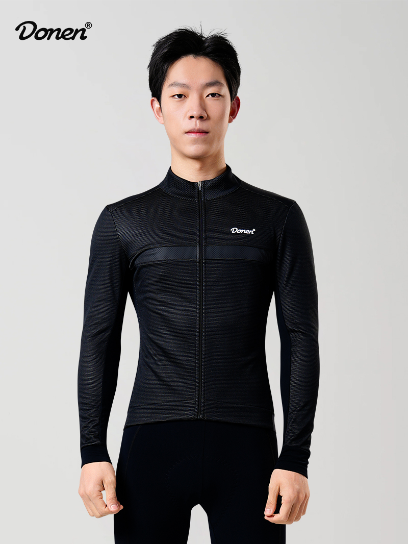Men's HEIYAO cycling jacket black