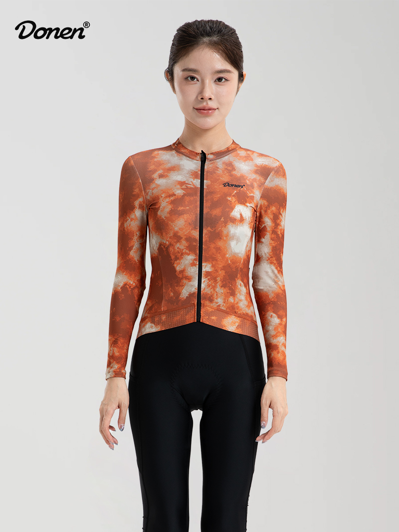 Women's  FANHUA  LS Jersey  brown