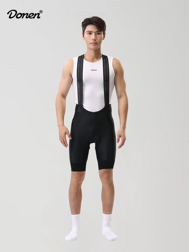 Men's Essential cycling bib shorts black