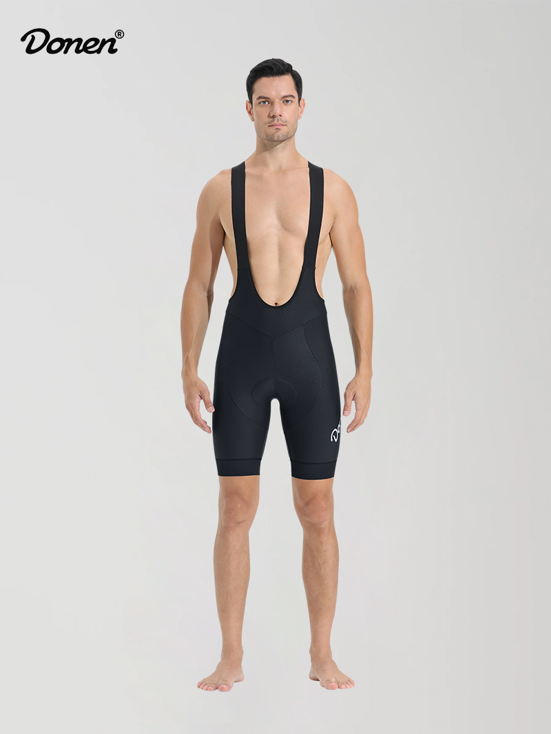 Men's Essential cycling bib shorts  black