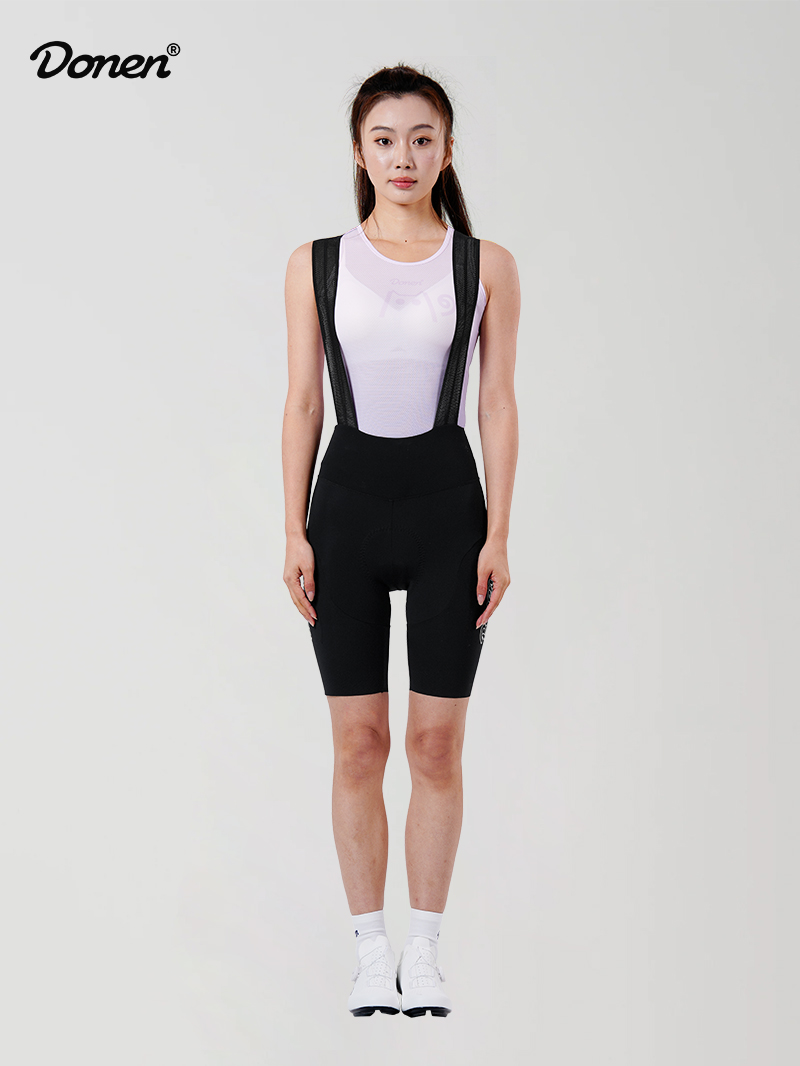 Women's WuJi bib short black
