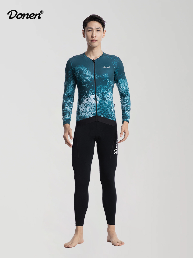 Men's Thermal long bib Tights black