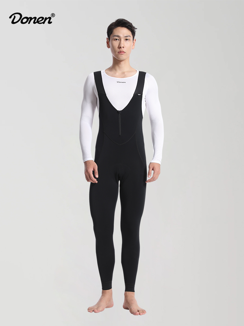 Men's Thermal long bib Tights black