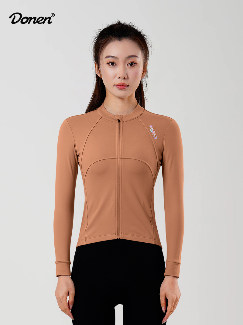 Women's  Ascend Thermal LS Jersey  brown
