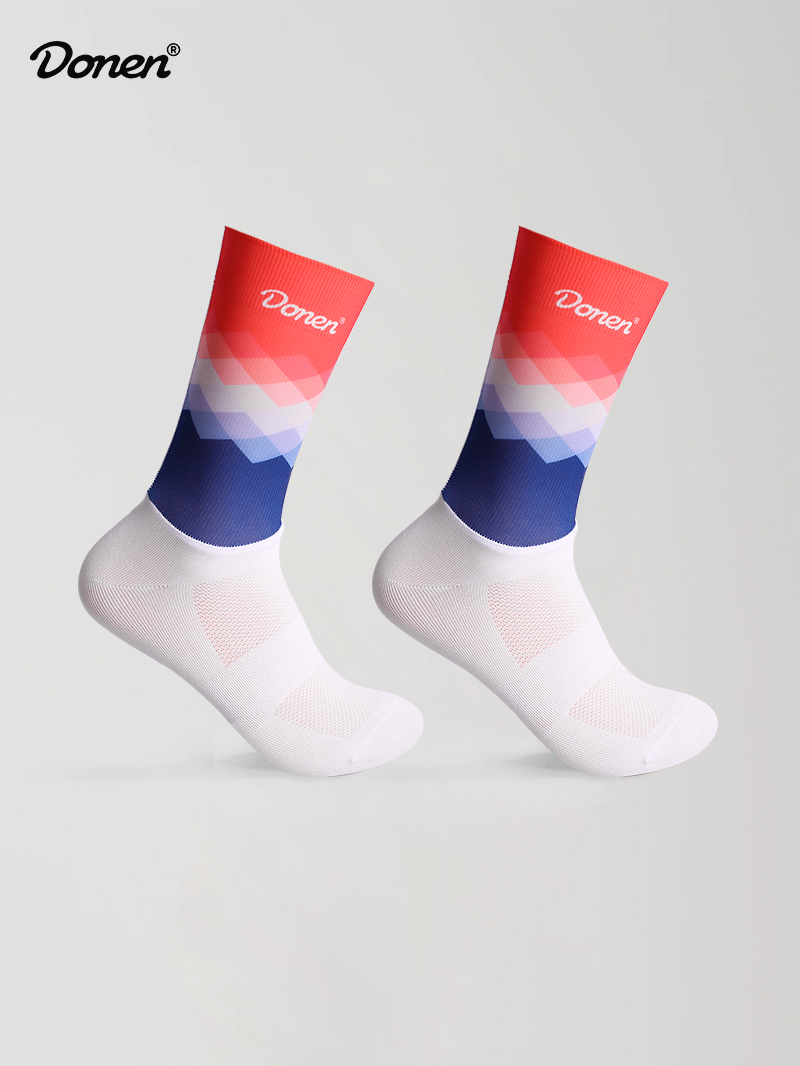 socks blue-red gradient