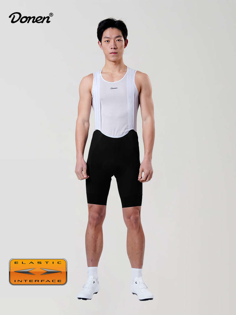 Men's Essential cycling bib shorts  black