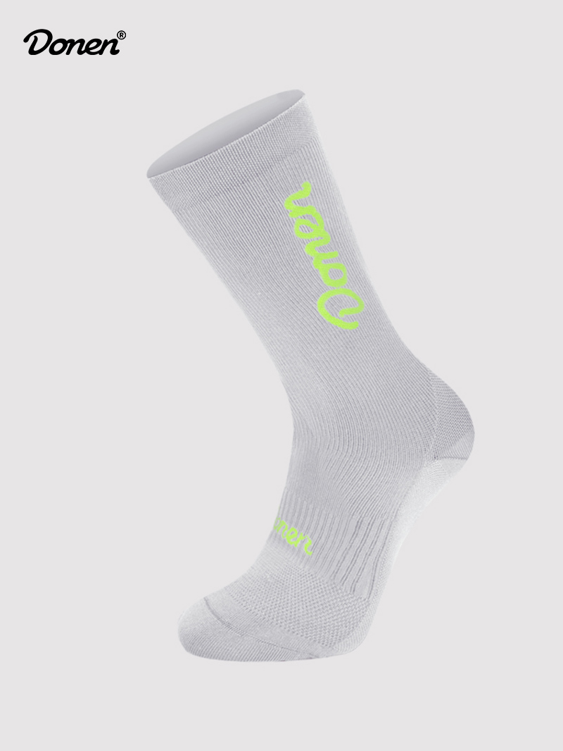 Star Shine Cycling Socks off-white