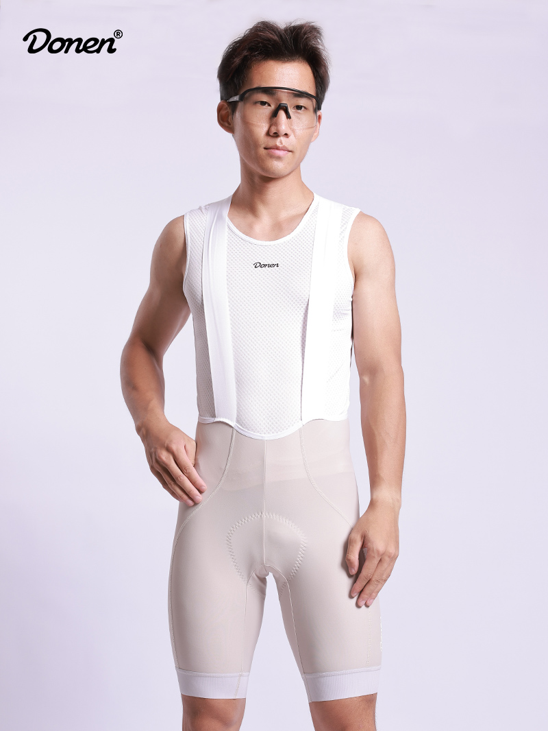speedy men bib shorts light brown