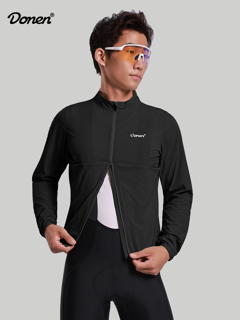 Men's Cycling Windbreaker - Black